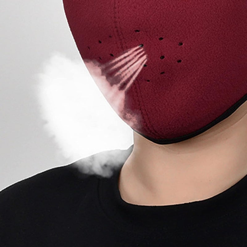 xbuk Winter Fleece Ski Mask for Women，Balaclava Face Mask Men Full Face Coverings Warm Mask，Winter Riding Windproof Mask - Image 5
